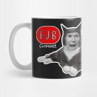 CAT T-SHIRTS - F.J.B. COMMUNIST FUNNY BIDEN MEME QUOTE Mug